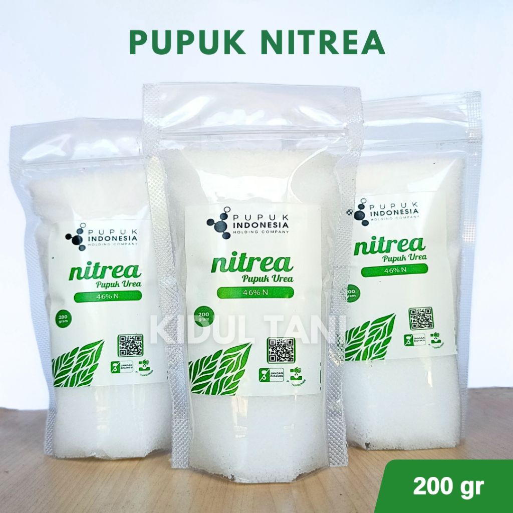 Pupuk Urea Nitrea repack 200 gr pupuk penyubur daun hijau semua jenis tanaman non subsidi