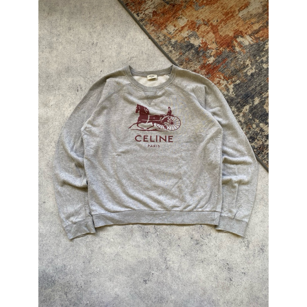 Sweetshirt Crewneck Celine Paris