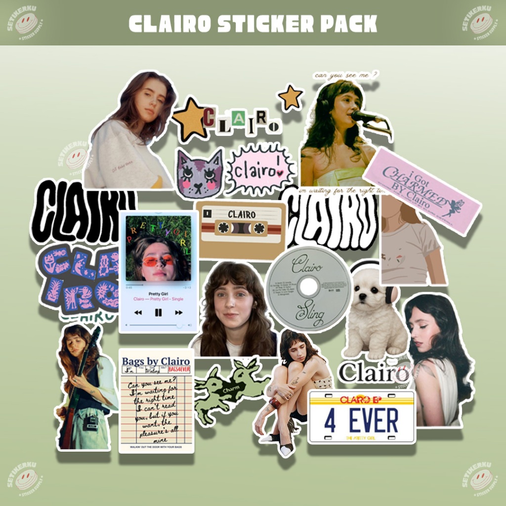 20pcs CLAIRO Sticker Pack | stiker clairo aesthetic