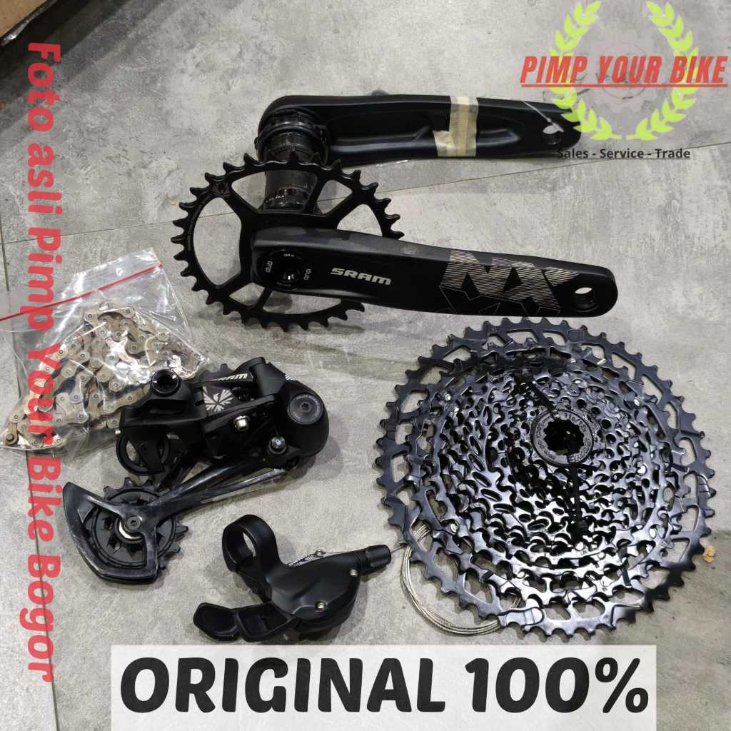 Groupset Sram NX Eagle 32T 11-50T HG Dub include BB
