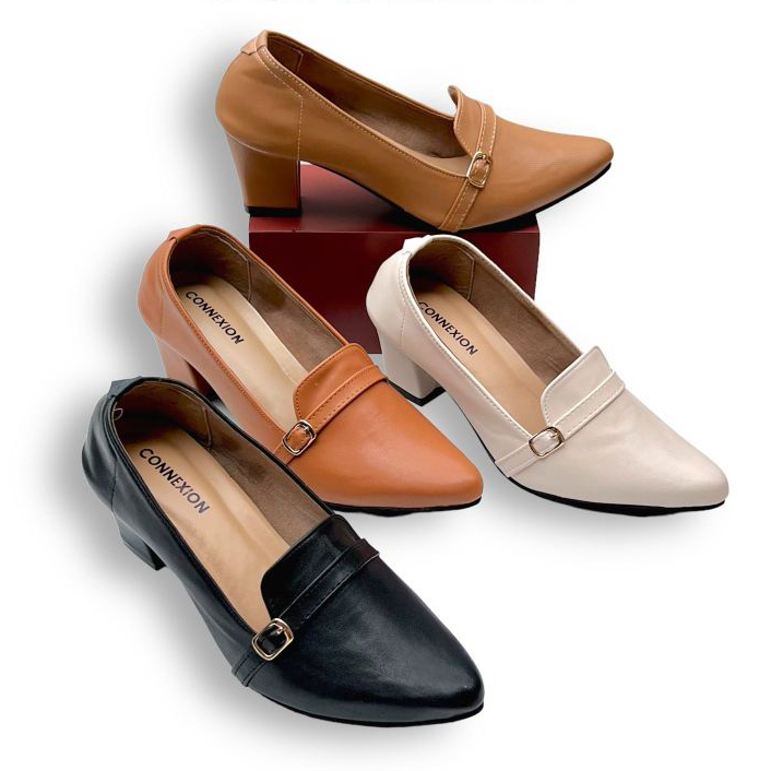 Sepatu Kerja Sepatu Pantofel wanita hak tahu hak 5cm