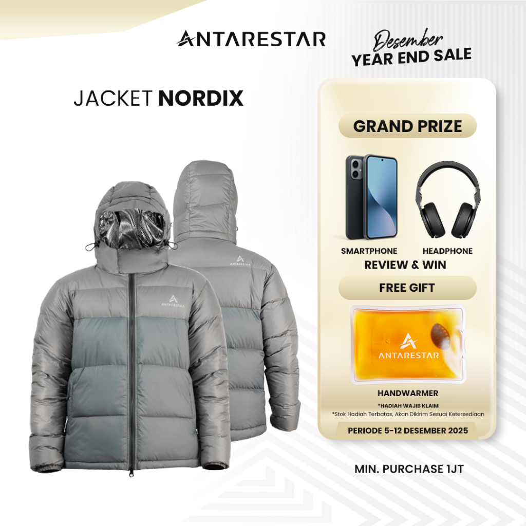 ANTARESTAR Official - Jaket Gunung Bulu Angsa Nordix Jacket Gelembung Puffer Jacket Musim Dingin Jak