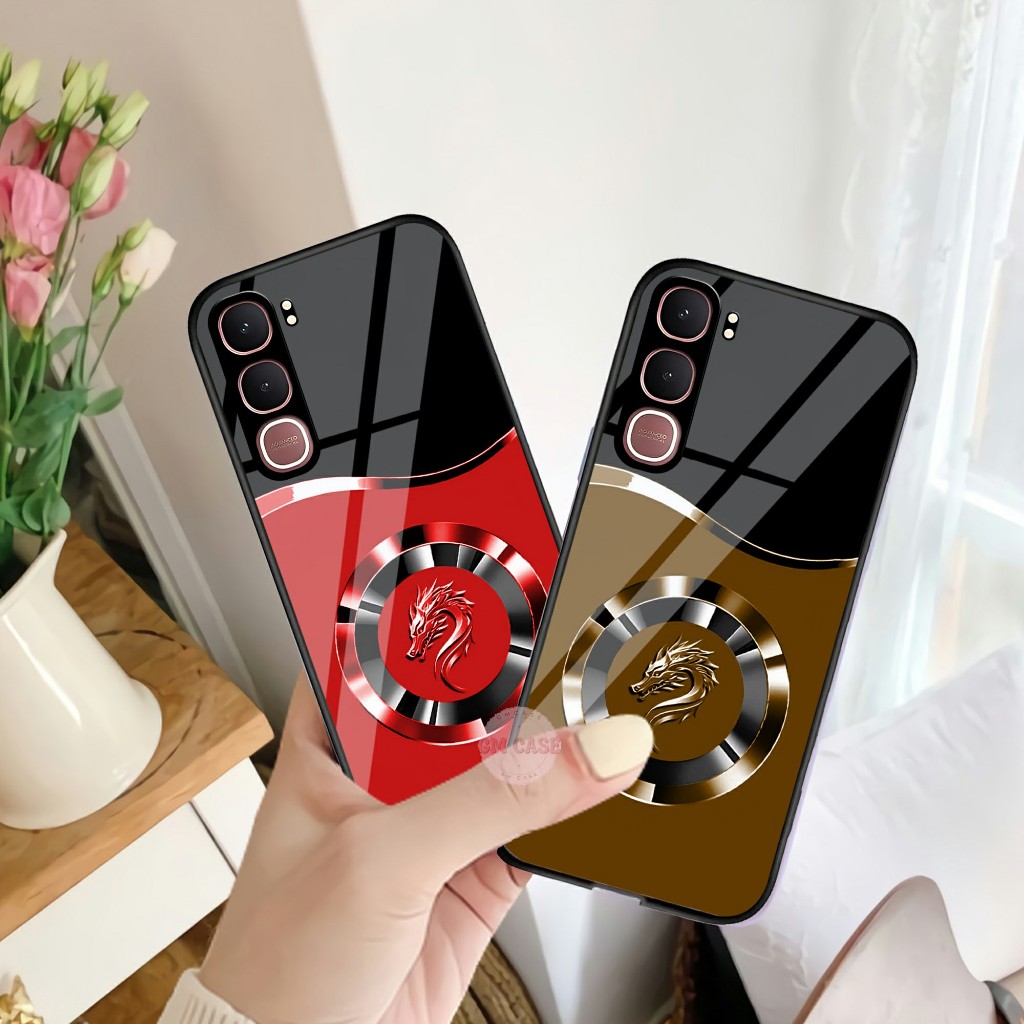 Softcase kaca VIVO Y21d TERBARU - Casing Hp VIVO Y21d - Casing Handphone -  U 627