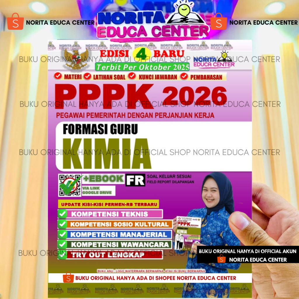 BUKU PPPK FORMASI GURU KIMIA NORITA EDUCA CENTER