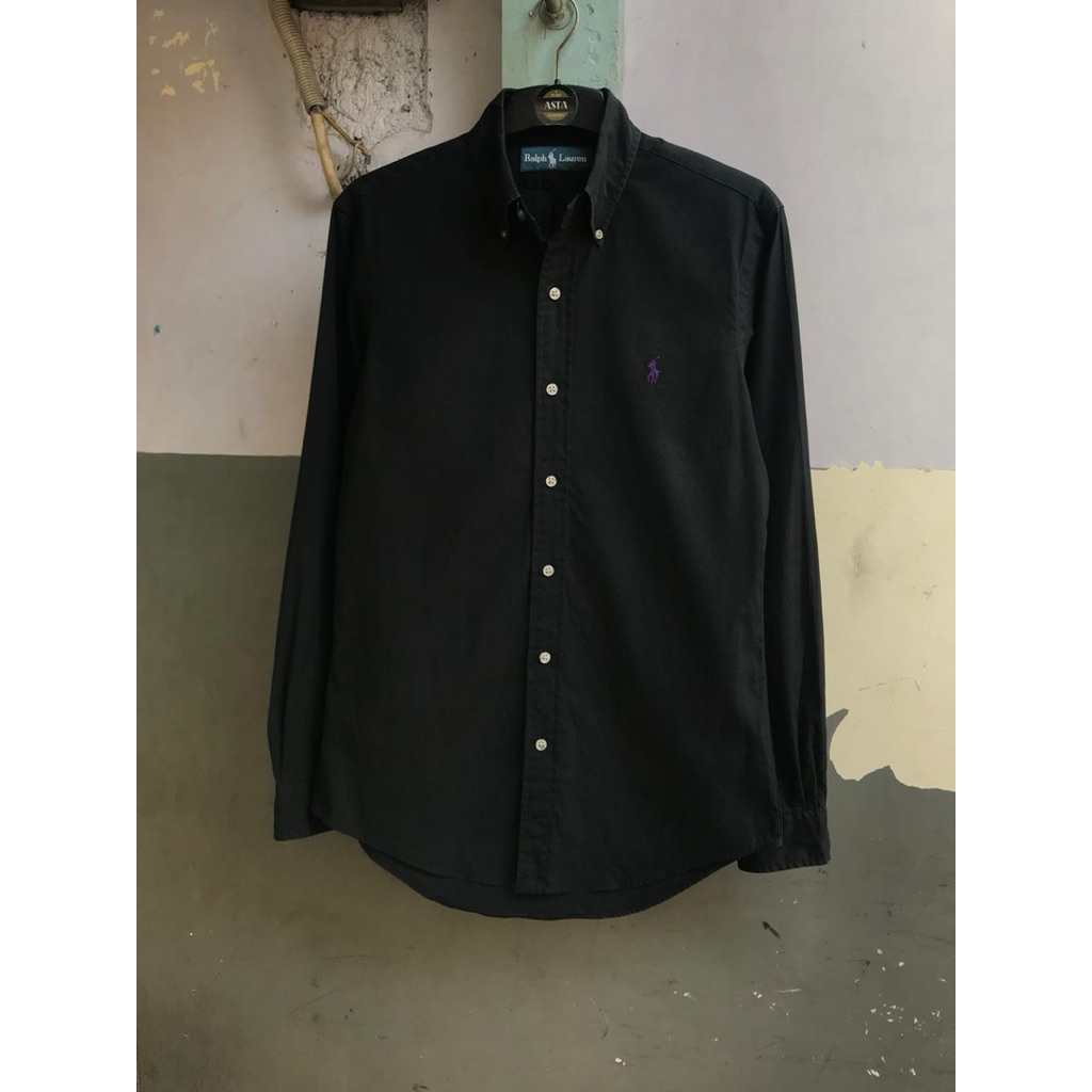 kemeja polos Ralph Lauren lengan panjang rl.12.03