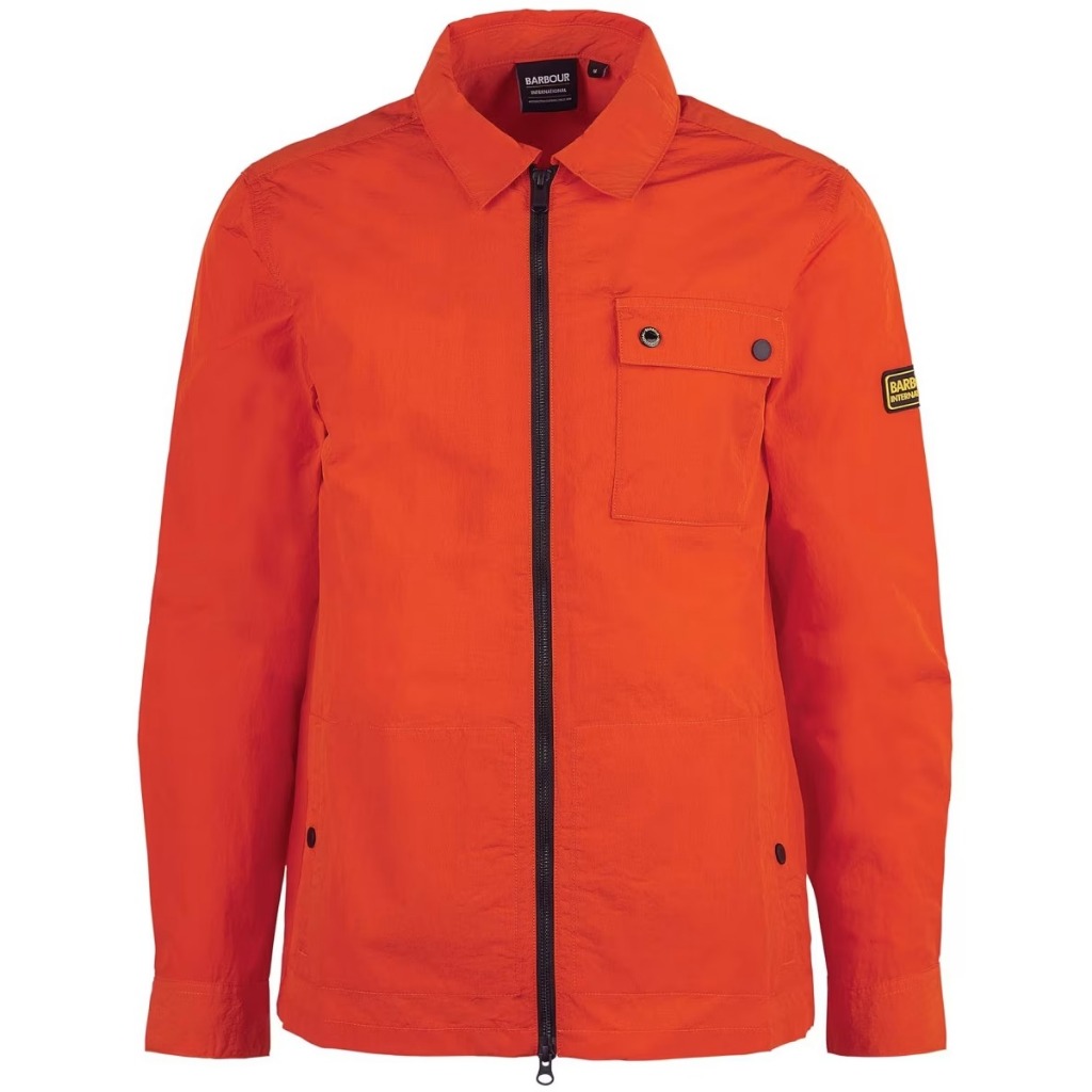 Barbour International Inline Overshirt (Orange) Original