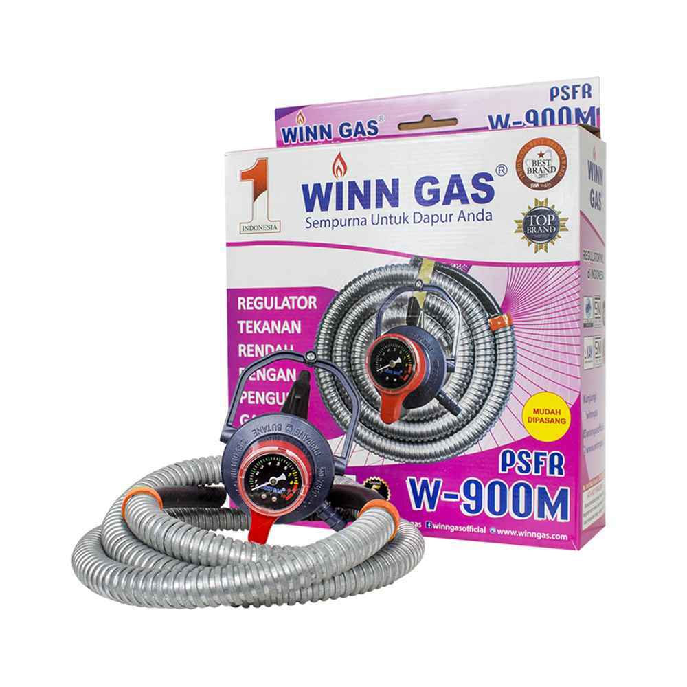 WINN GAS Paket Regulator dan Selang LPG W900SLG
