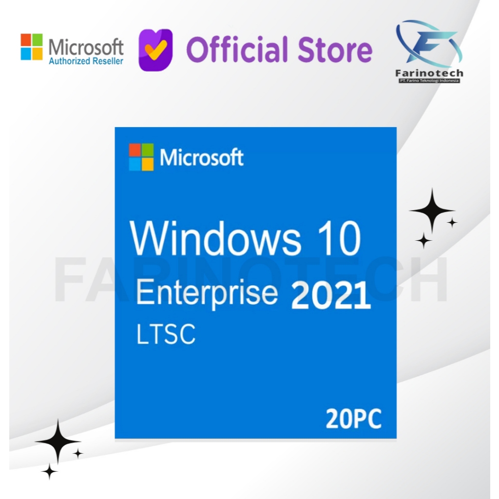 Windows 10 Enterprise LTSC 2021 - 20 PC License Key