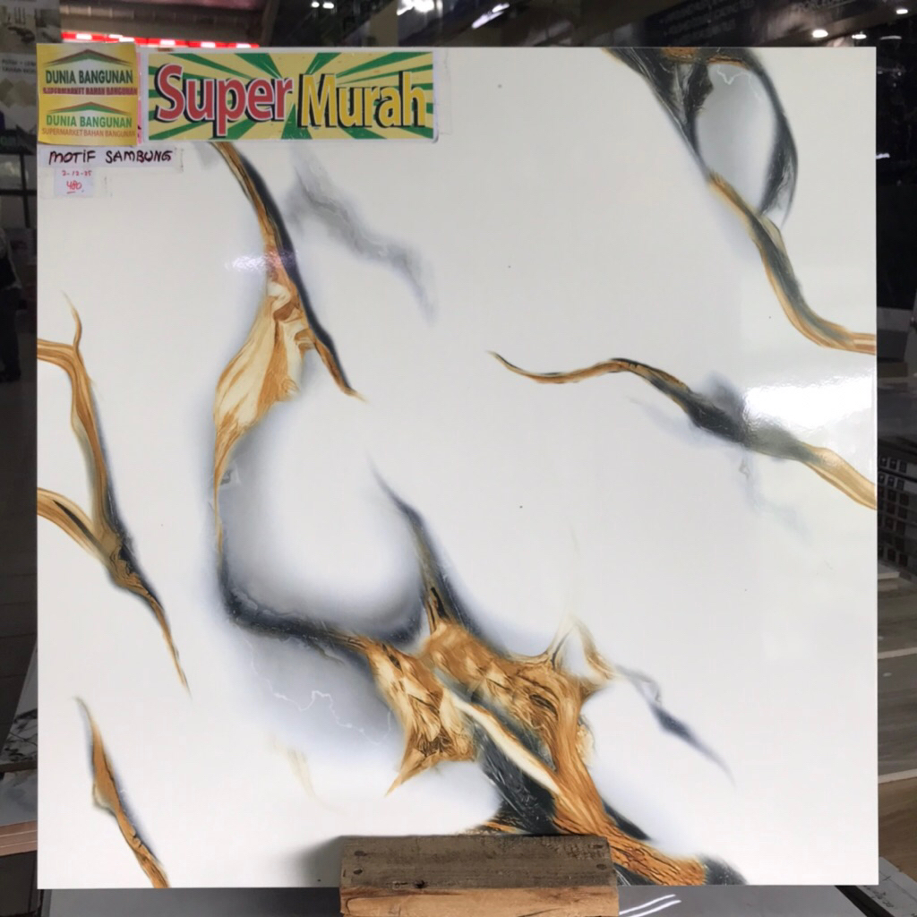 Keramik Lantai Titus 60x60 Zeus Black