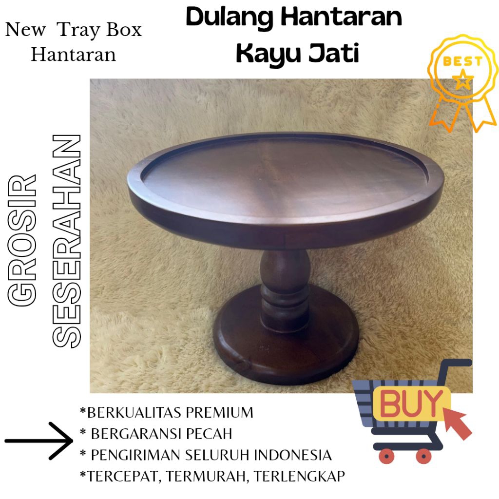 DULANG KAYU JATI HANTARAN | HIDDEN BOX | TERLENGKAP | TERLARIS
