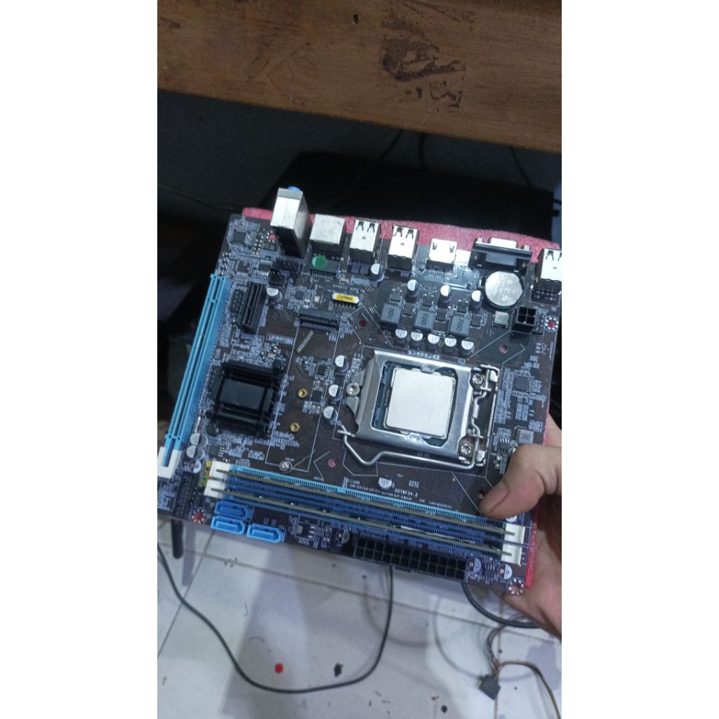 mobo powermax lga 1155  + ram 8 GB.. sopurt nvme