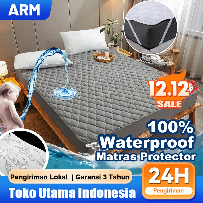 Matras Protector Waterproof/Pelindung Kasur/Matras Protector Kasur Anak/Matras Kasur Rajut Anti