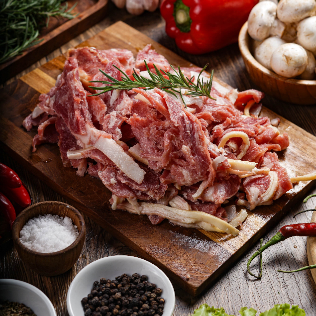 Pork Bacon Potongan Import