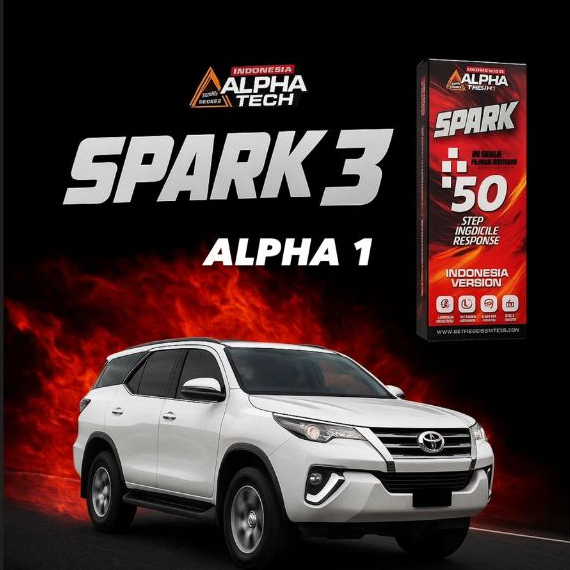 Alphatech Spark 3 Alpha 1 Ecu Throttle Controller Mobil Toyota Vigo Fortuner Hiace Ventury Avanza In