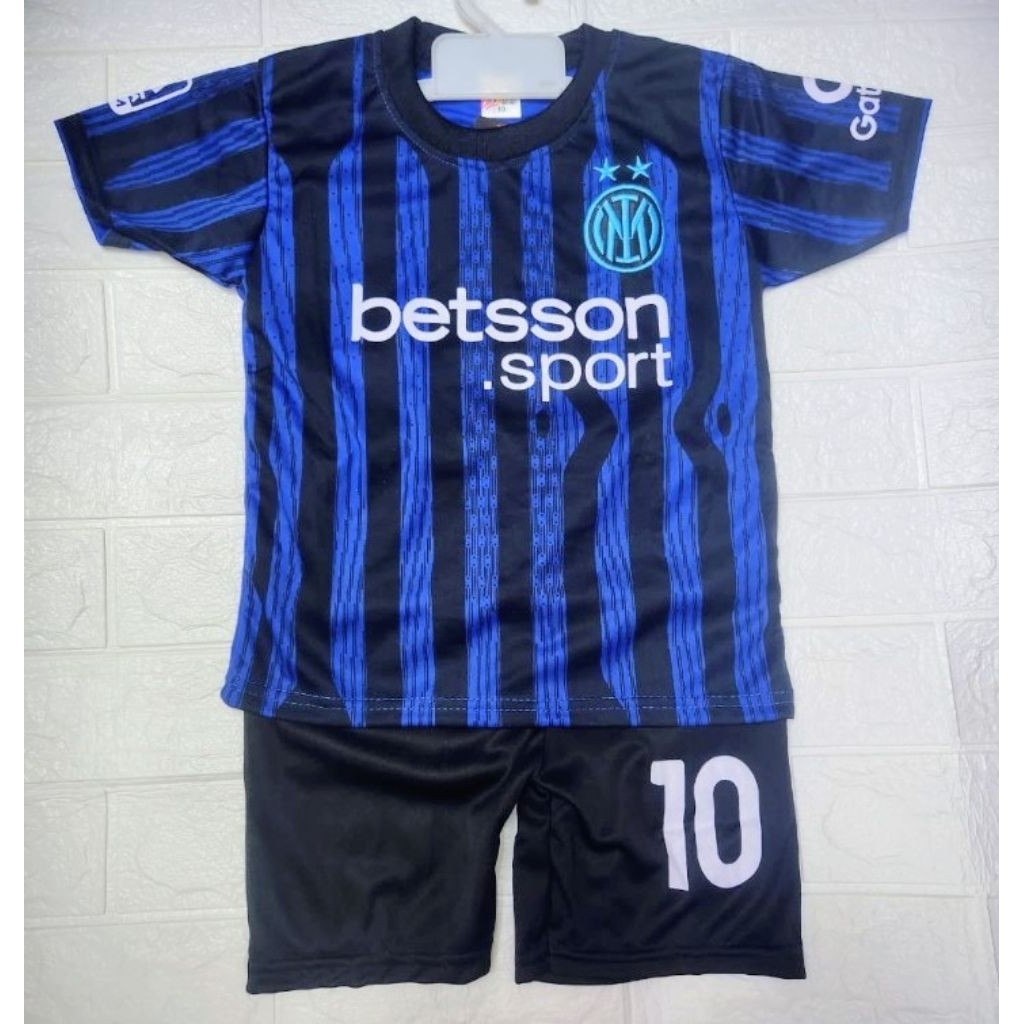Jersey kaos bola setelan anak/ baju bola stelan