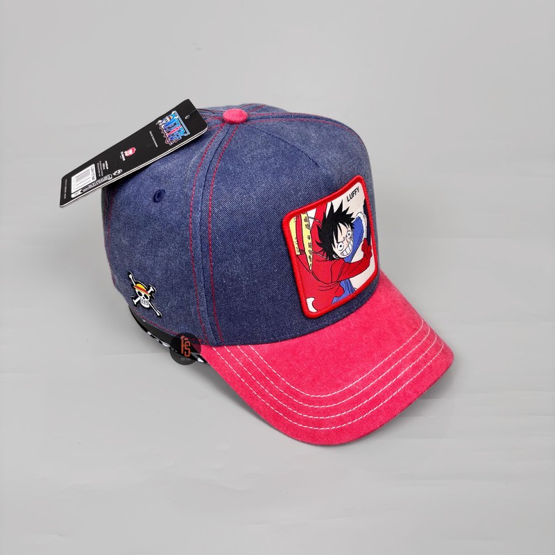 TOPI ORIGINAL CAPSLAB FRAME LUFFY DENIM PINK