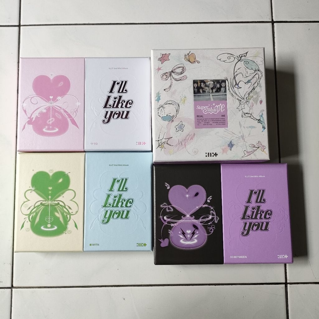 [Unsealed] ILLIT ALBUM ONLY SUPER REAL ME & I'LL LIKE YOU GLLIT TO WITH BETWEEN