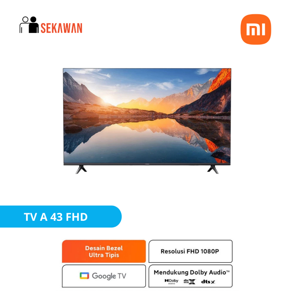 LED TV Xiaomi TV A2 FHD 43" MI TV 43 Inch Android Digital TV