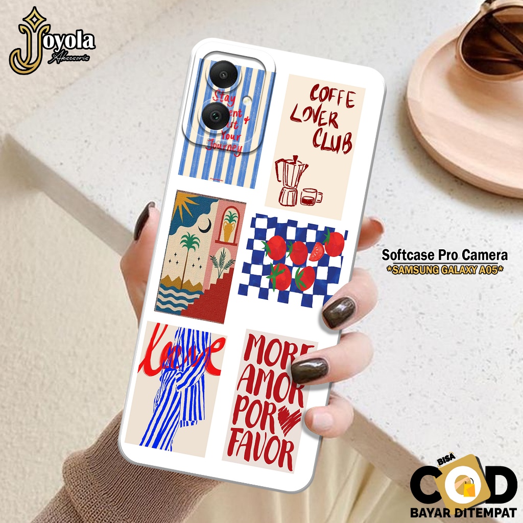 Case Samsung Galaxy A05 Terbaru JOYOLA Fashion Case Aesthetic Softcase Samsung Galaxy A05 Casing Sam