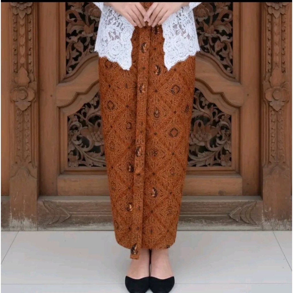 Rok Wiru Batik Motif sidomukti batik asli sragen sogan lawasan Batik Belvya rok batik instan / rok b