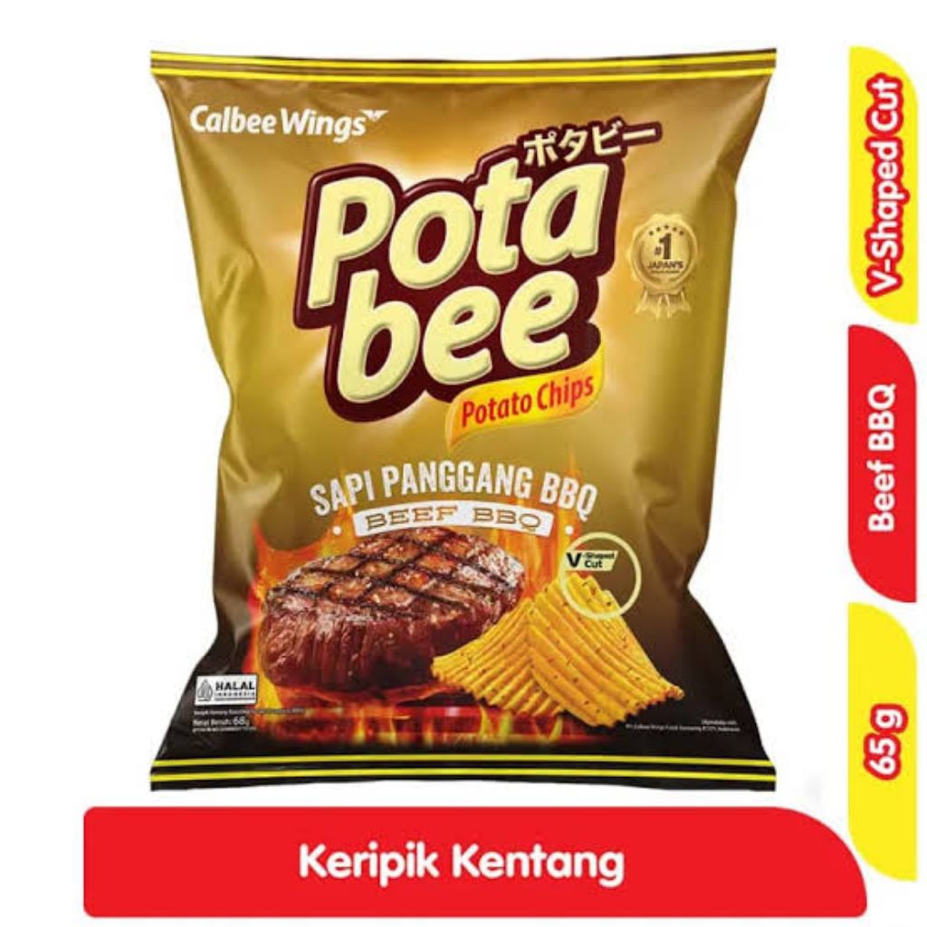 Pota Bee Sapi Panggang BBQ 68gr