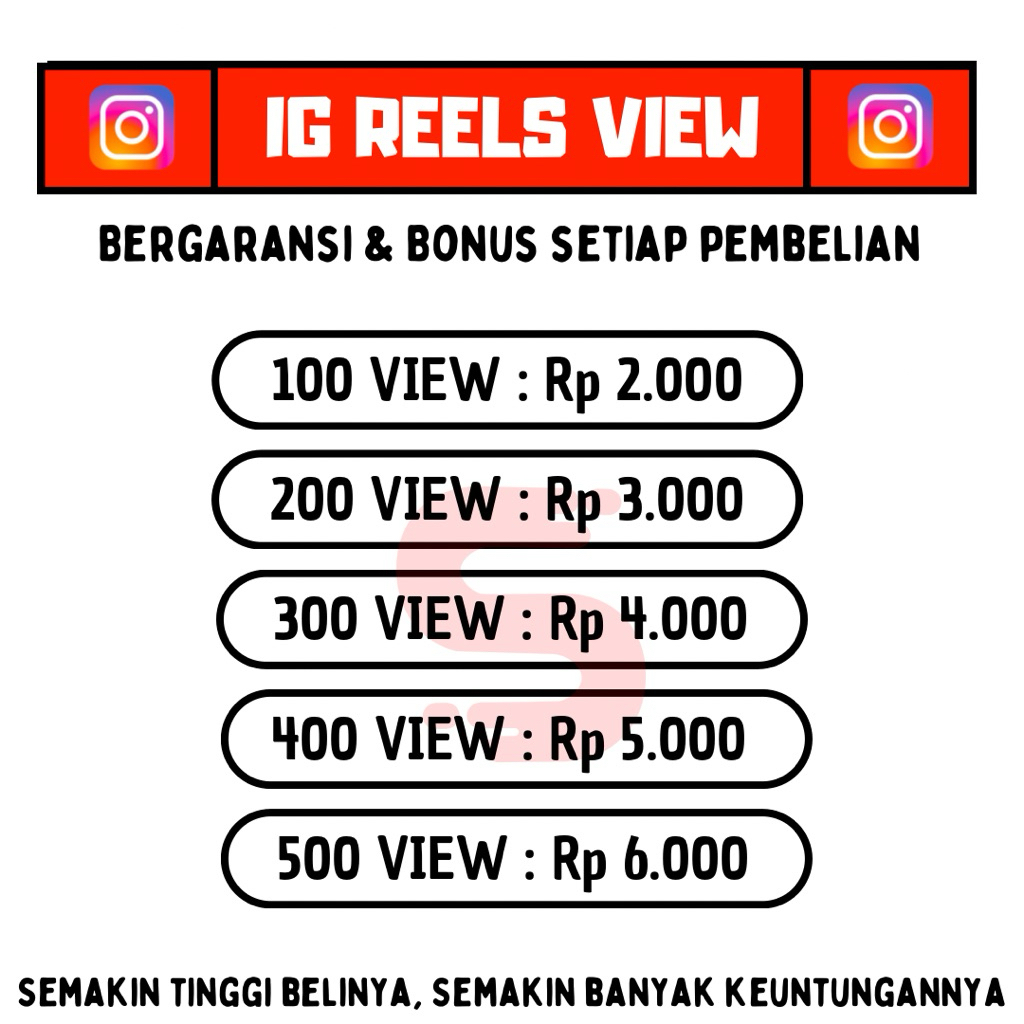 Ig Reels View | Garansi Refill