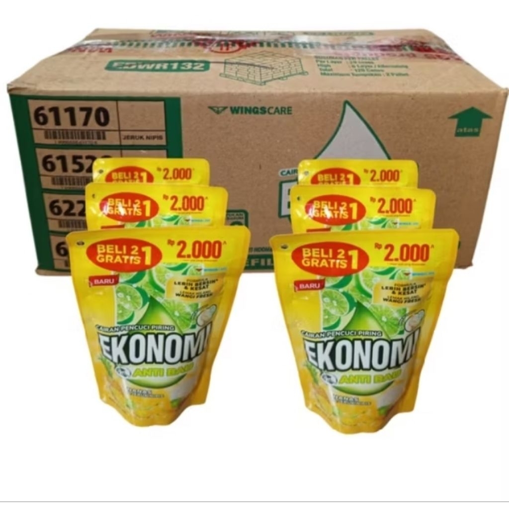 1 Dus ekonomi sabun cuci piring 122ml all variant