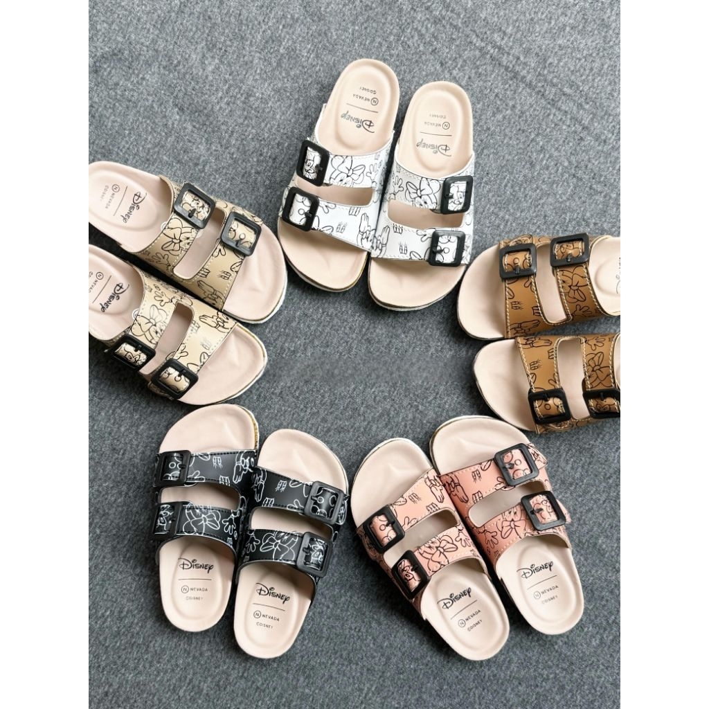 Nevada Disney Sandal Puyuh Anak Sendal Anak Ban 2 Elegan & Fashionable untuk Laki-Laki dan Perempuan