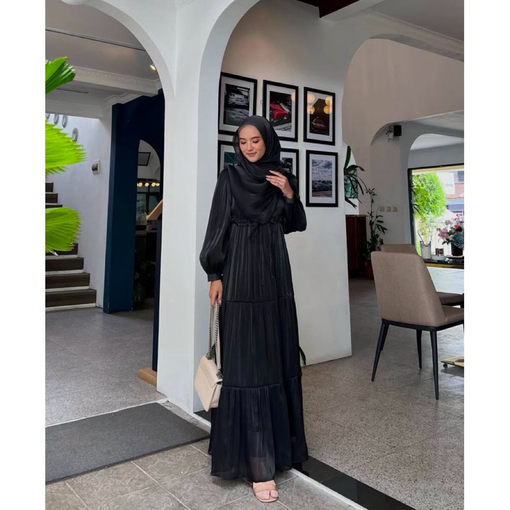 NEW SET GAMIS DRESS PASHMINA EVOLVERE