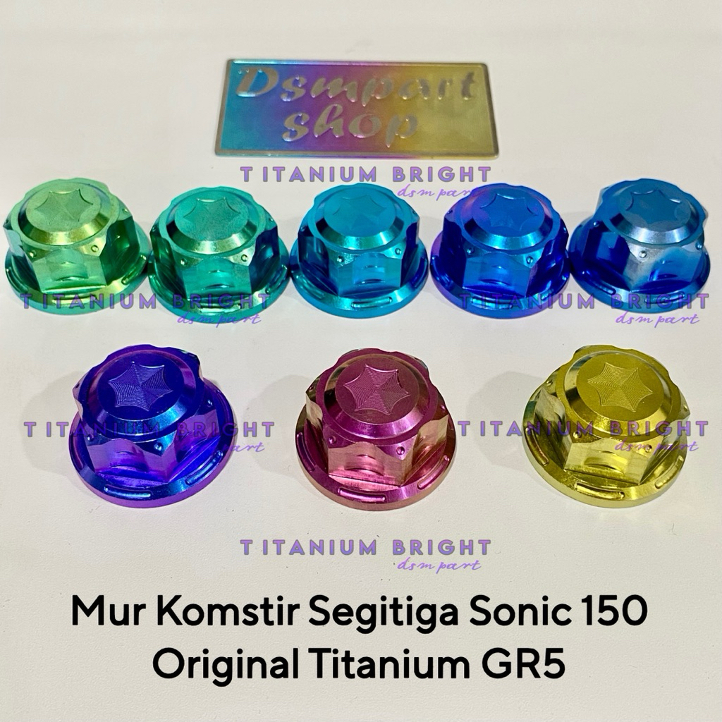 Mur Komstir Segitiga Sonic CB150R Old New CBR150R Original Titanium GR5