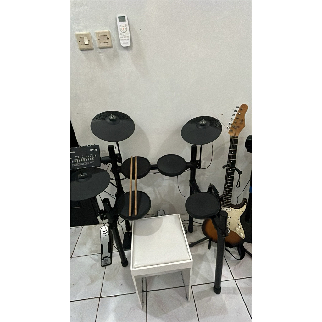 Drum electrik yamaha dtx 402 second mulus