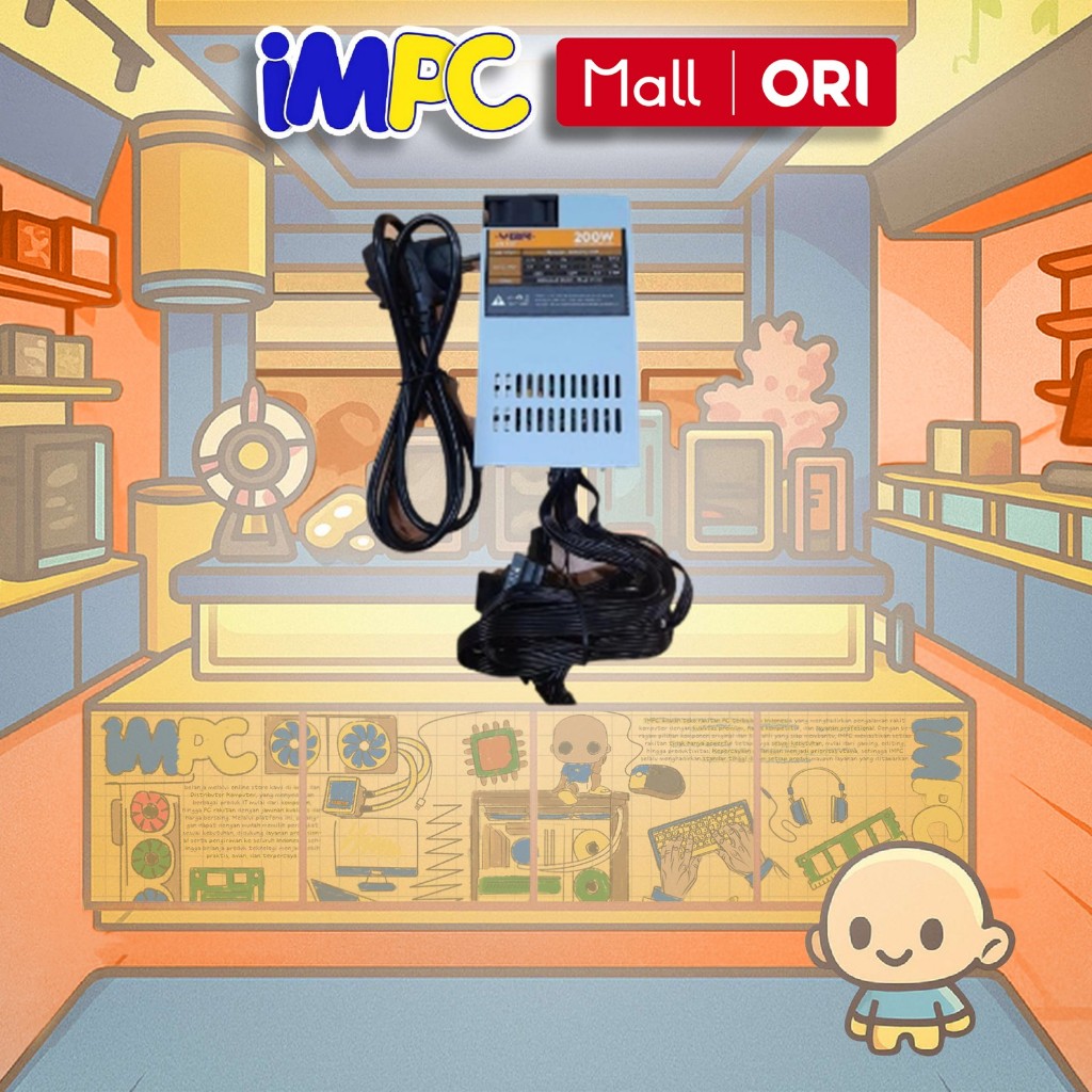 VBR POWER SUPPLY FLEX 200W - MINI ITX PSU