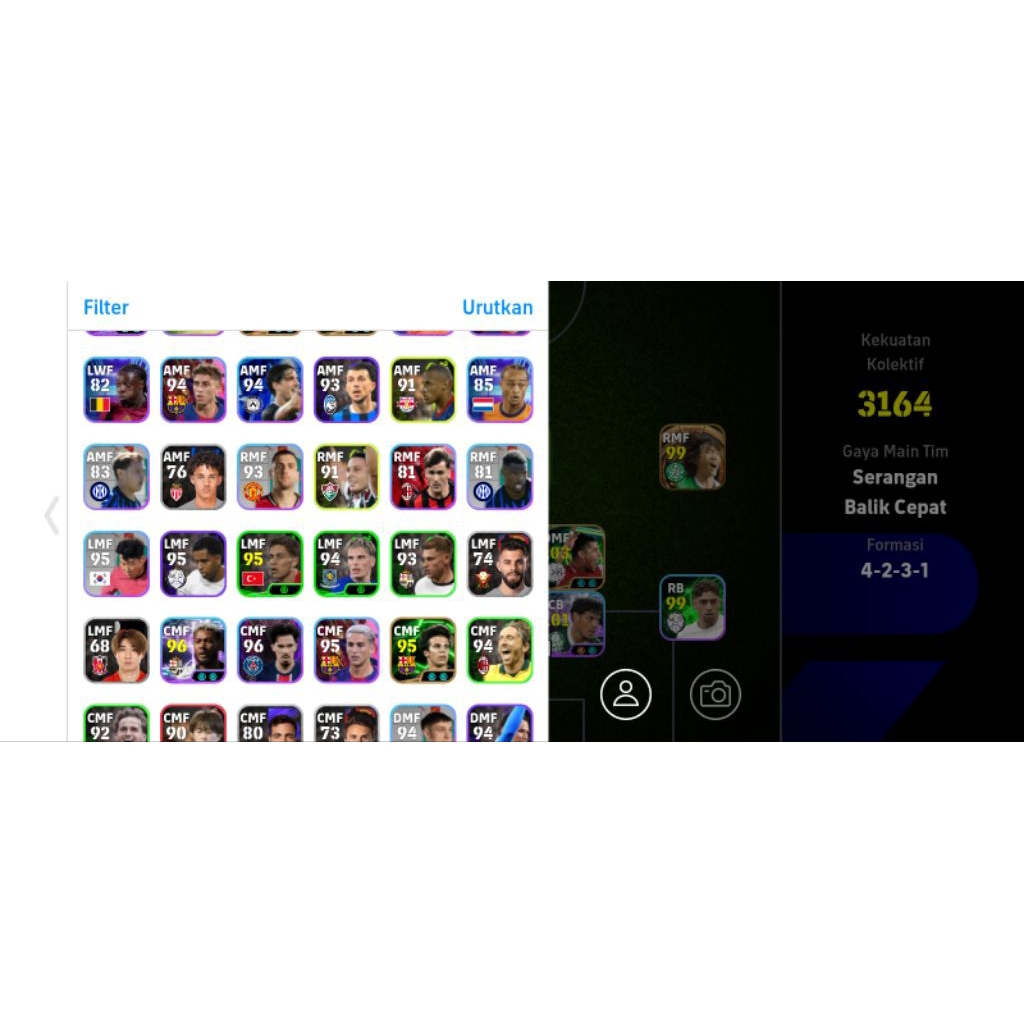 akun eFOOTBALL android