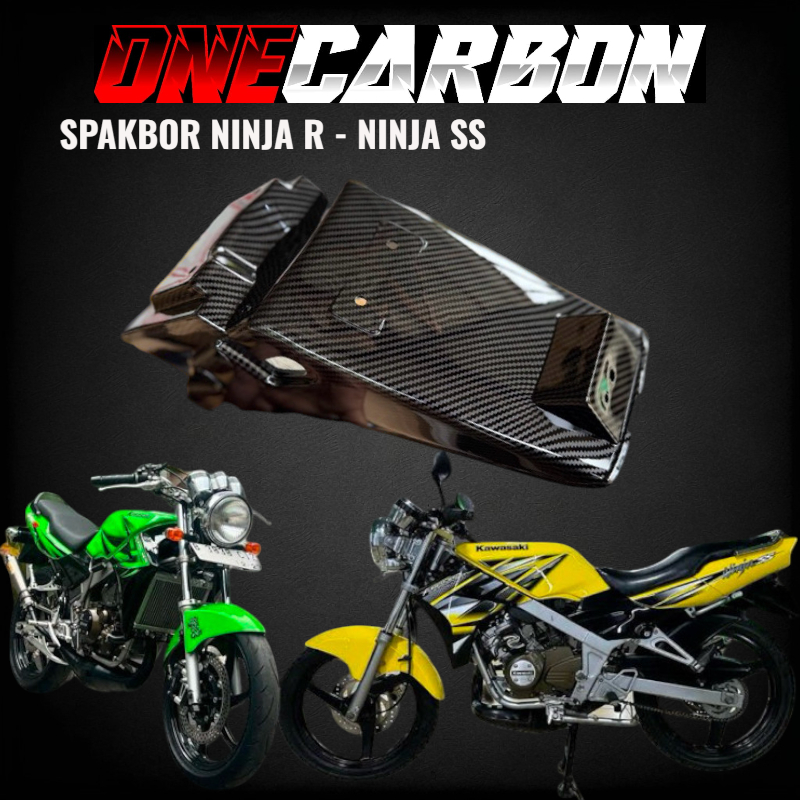 Spakbor Belakang Ninja R Carbon Ninja SS Carbon Glosy / Spakbor Belakang Ninja Carbon / Spakbor Bela