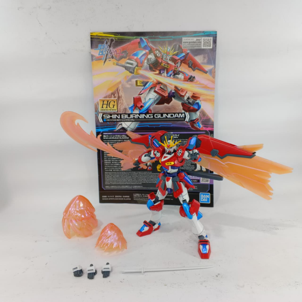Bandai HG Shin Burning / Model Kit Gundam Build Metaverse 1/144 2nd Sudah Rakit HS068