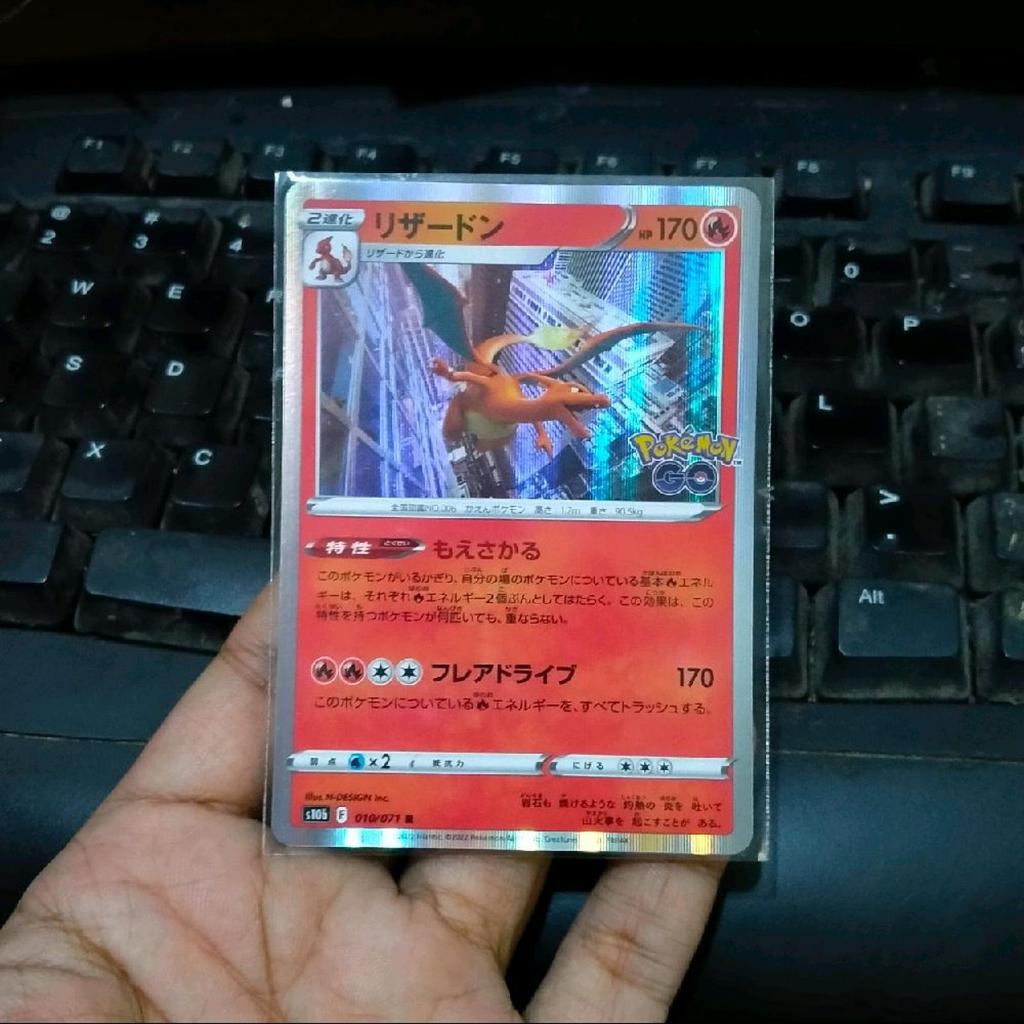 Charizard Pokemon Go Holo Rare Jepang Japanese
