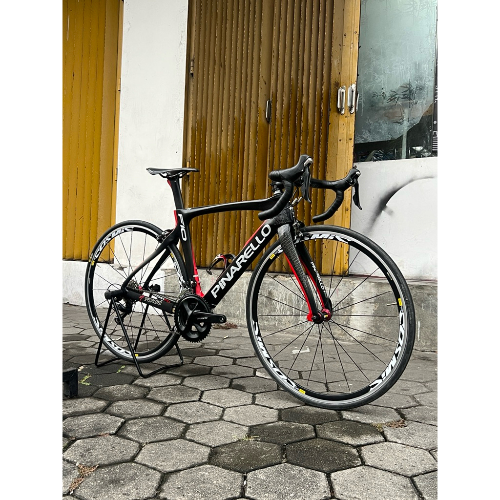 PINARELLO DOGMA F10 ACM ROADBIKE BEKAS SECOND CARBON U BRAKE 105 SIZE 49 PRELOVED 11 SPEED HITAM