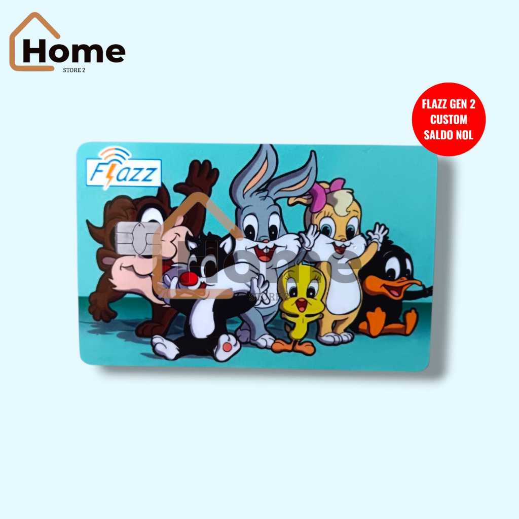 KARTU ETOLL FLAZZ BCA GEN2 CUSTOM SUPPORT NFC - LOONEY TUNES BABY