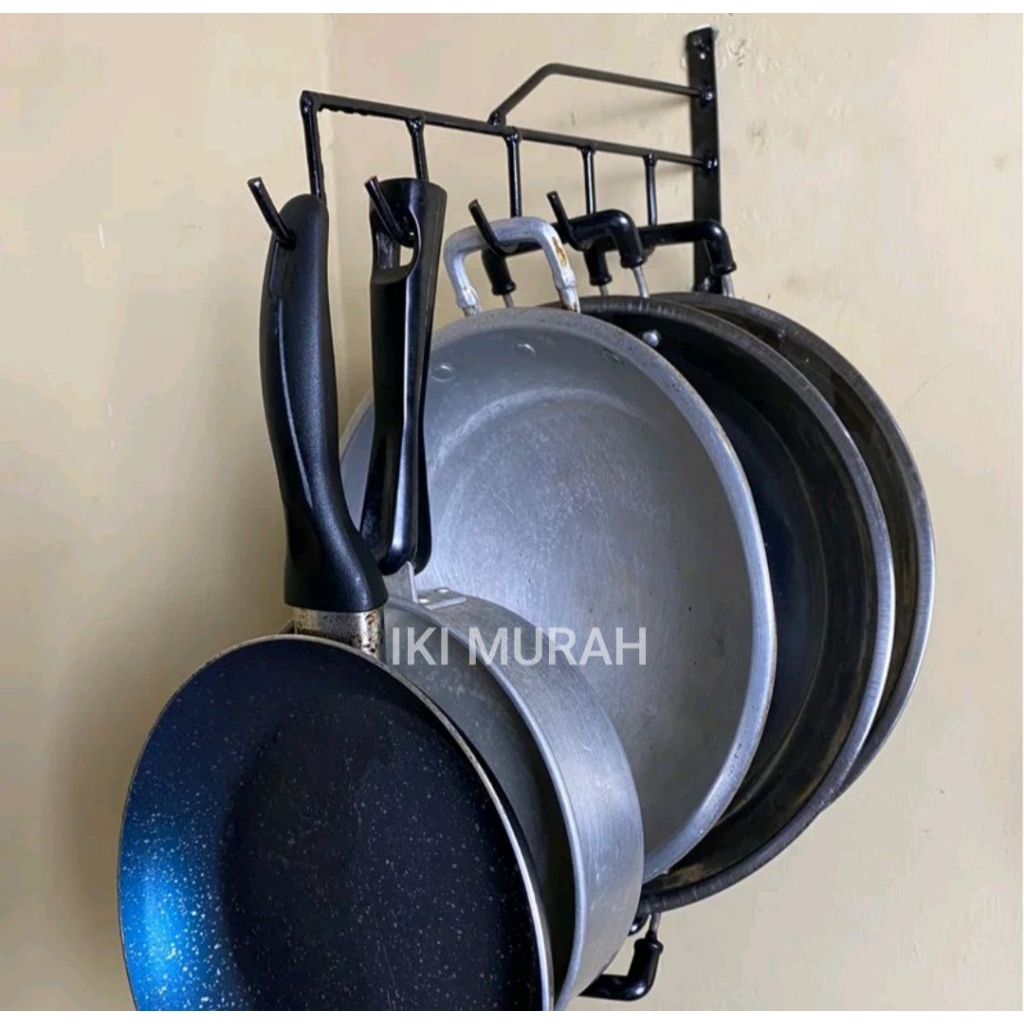 Rak wajan / rak gantungan teflon / rak dapur multifungsi