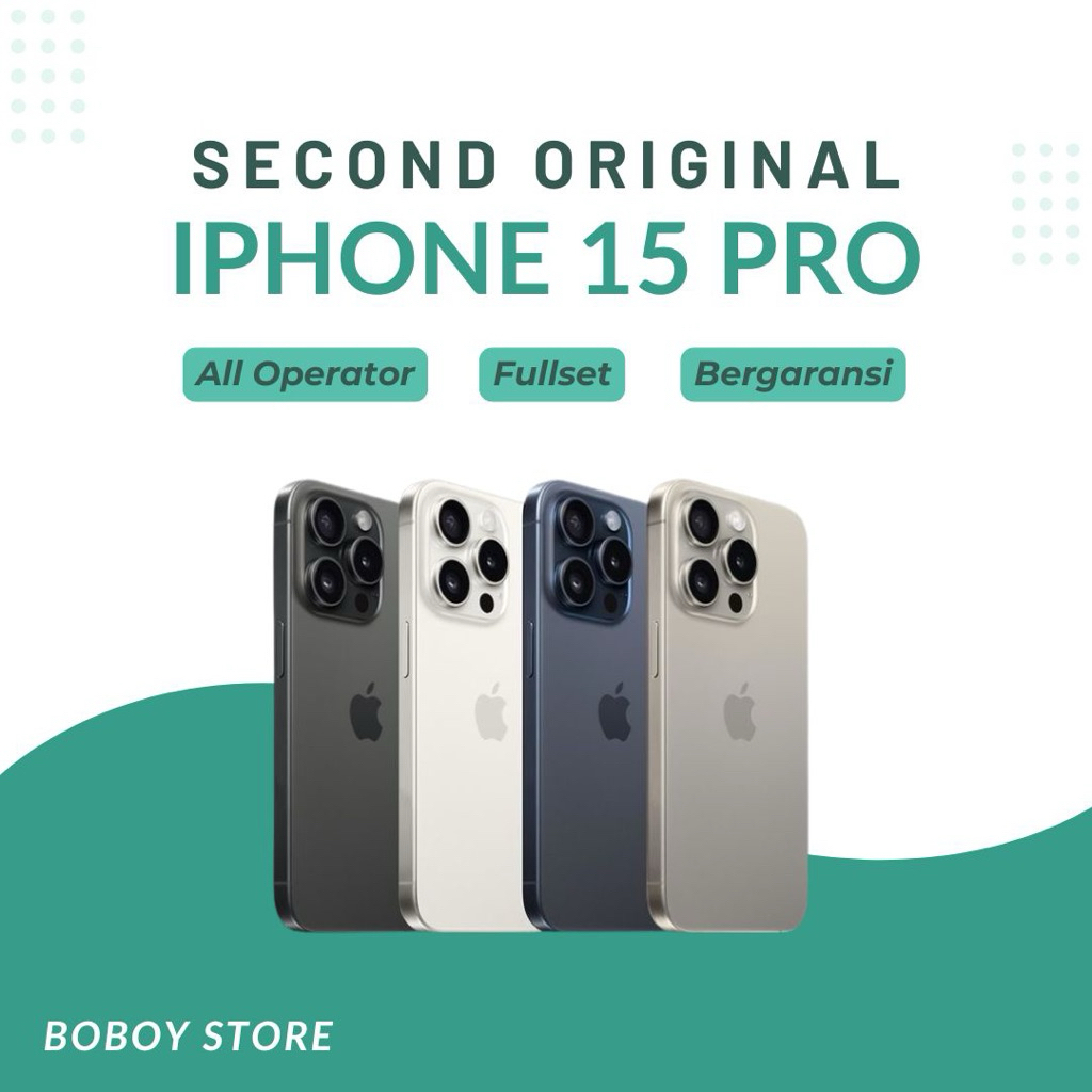 Iphone 15 Pro 128Gb/ 256Gb / 512Gb / 1TB Second Fullset
