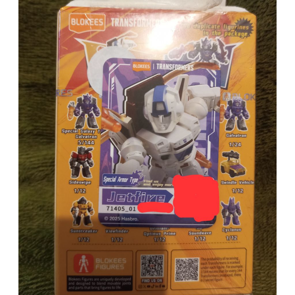 Blokees Transformers Galaxy Version Defender 05 (GVD05) - Super Secret Jetfire (OFC)