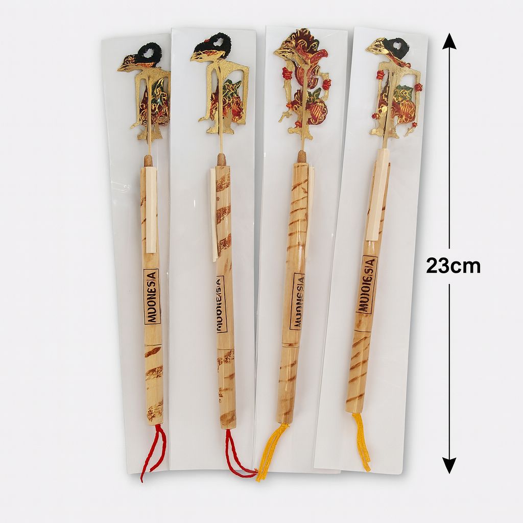 souvenir pena wayang - souvenir Jogja - bolpoin unik wayang - pulpen wayang