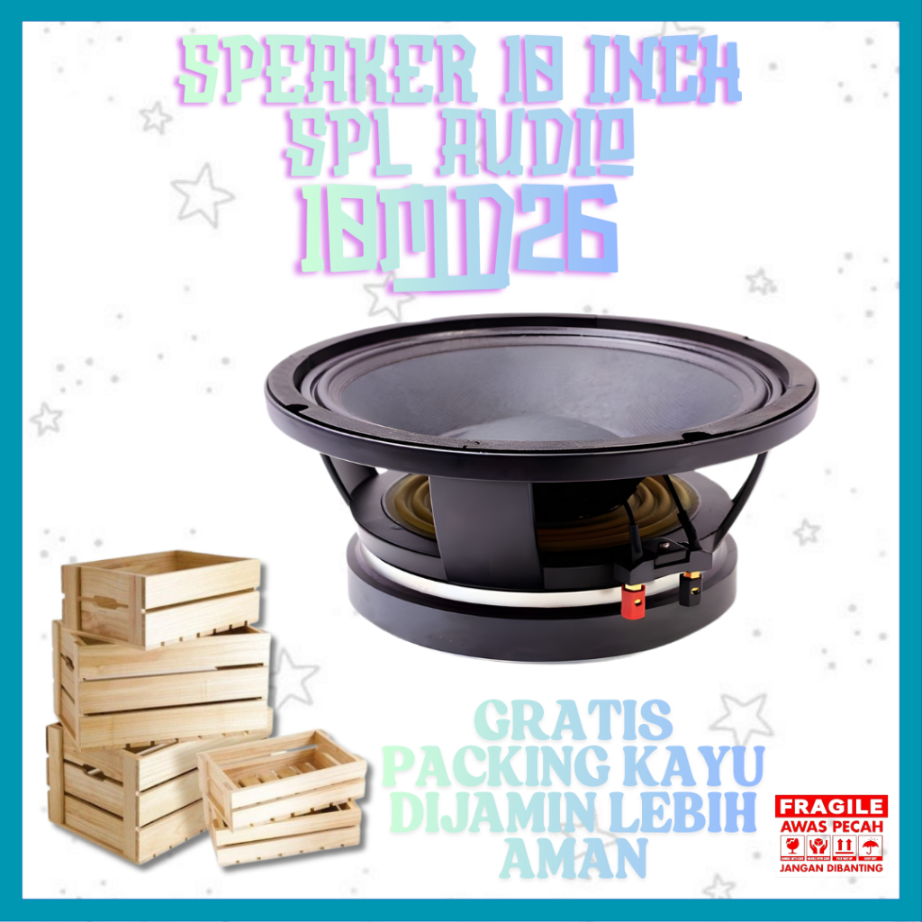SPEAKER 10inch SPL AUDIO 10MD26 HARGA PER 7pc