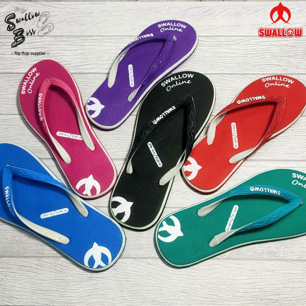 SANDAL JEPIT SWALLOW WANITA TIPE ONLINE | SANDAL RUMAH - KANTOR | NYAMAN - MURAH - MOTIF LUCU - ORI