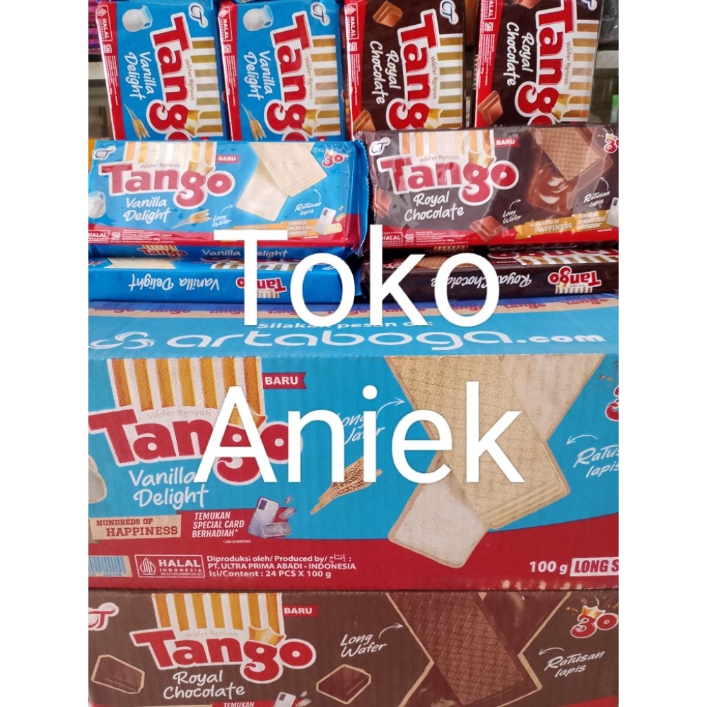 Wafer Tango 100gram (1 DUS) isi 24 pcs