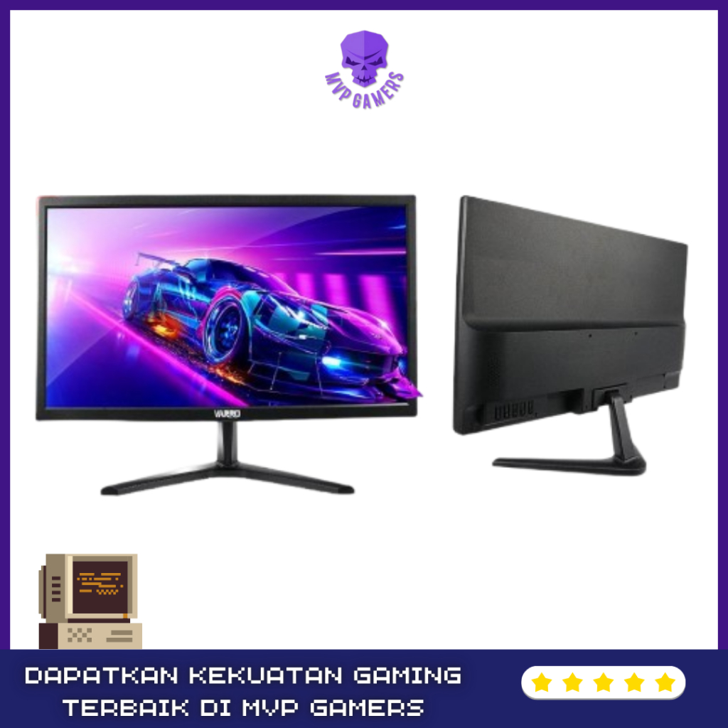 Monitor LED VARRO Predator Gaming 19 Inch Garansi Resmi I Monitor PC Komputer VGA HDMI Layar 19 Inch