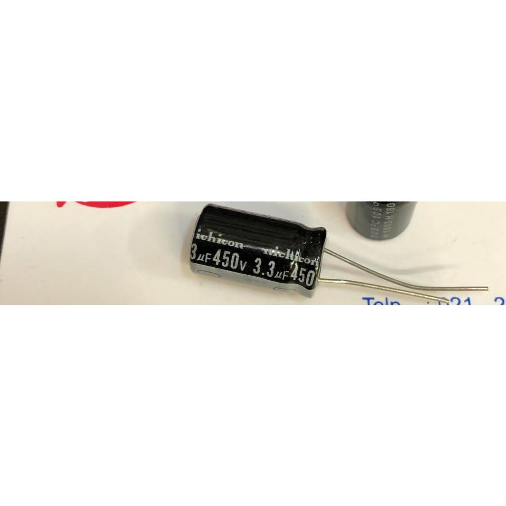 Capacitor elco 3.3uf 450v 3,3uf 450v elko 3.3uf 450volt