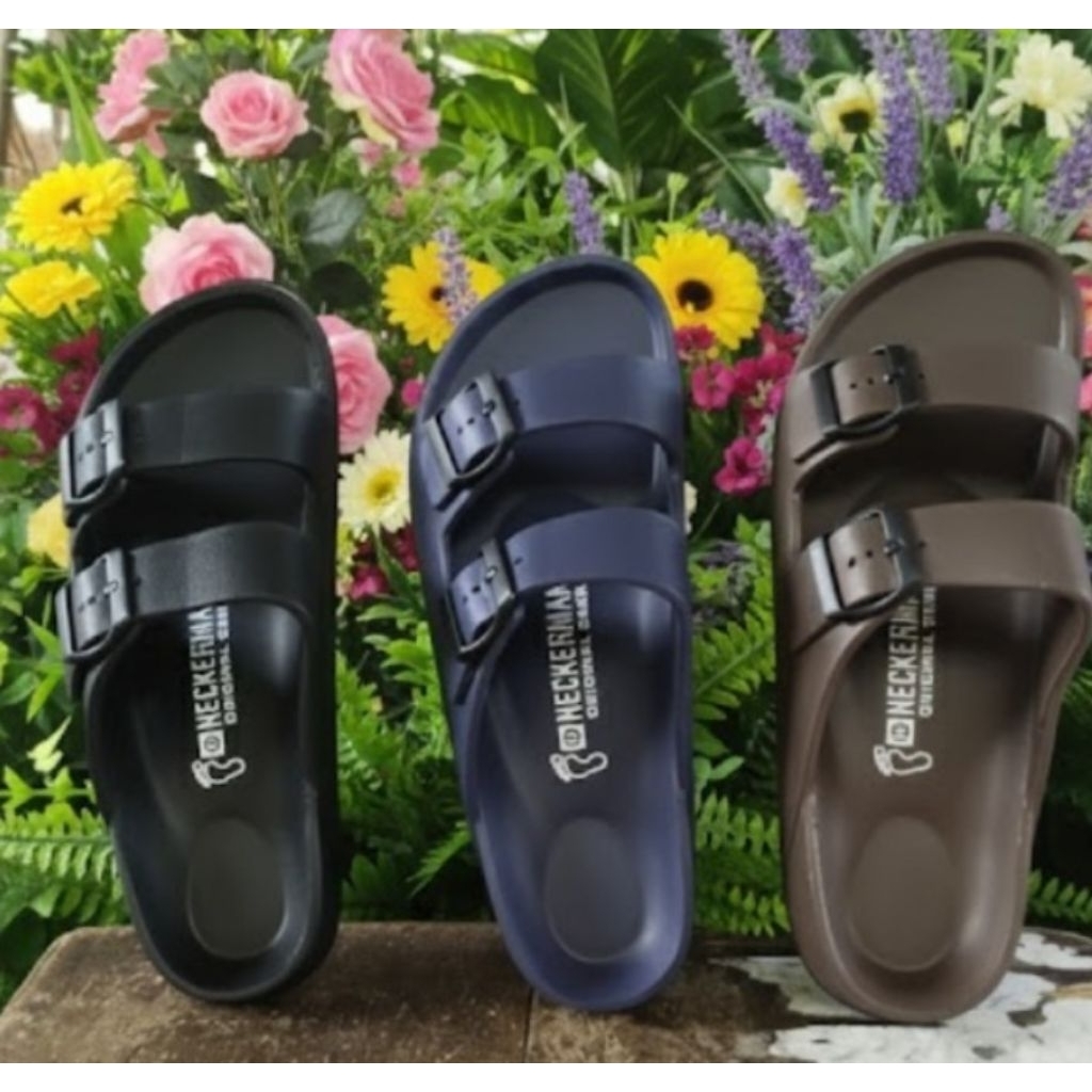 SANDAL SLOP NECKERMAN PTIA WANITA SANDAL SLOP KARET TREND