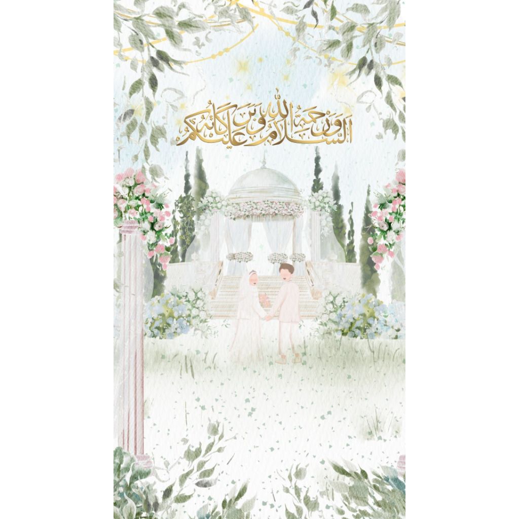 Undangan pernikahan digital Syar'i 2