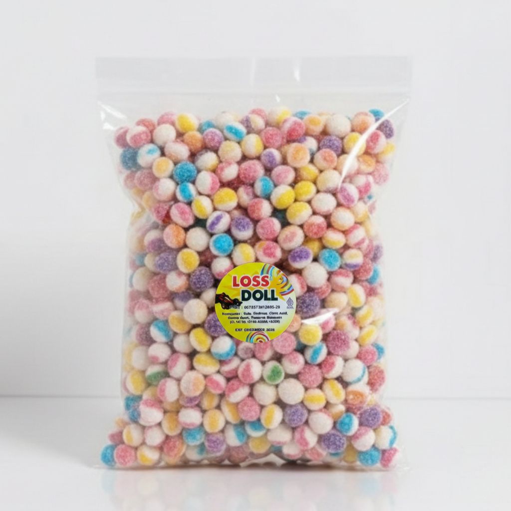 Permen Mini marble mix kemasan 1Kg